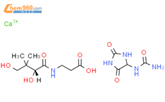 尿囊素泛酸钙结构式图片|4207-41-4结构式图片