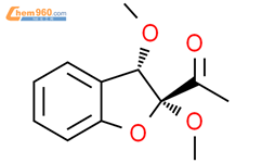 Ethanone, 1-(2,3-dihydro-2,3-dimethoxy-2-benzofuranyl)-, trans- (9CI)结构式图片|42178-44-9结构式图片