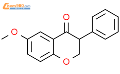 4H-1-Benzopyran-4-one, 2,3-dihydro-6-methoxy-3-phenyl-