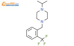 1-(1-甲基乙基)-4-[[2-(三氟甲基)苯基]甲基]哌嗪结构式图片|423746-25-2结构式图片