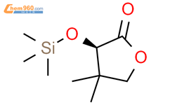 2(3H)-Furanone, dihydro-4,4-dimethyl-3-[(trimethylsilyl)oxy]-, (3R)-