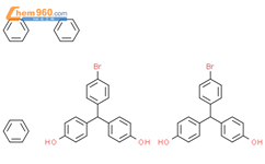 Phenol, 4,4'-[(4-bromophenyl)methylene]bis-, compd. with benzene(2:3)结构式图片|426213-27-6结构式图片