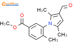 3-(3-Formyl-2,5-dimethyl-pyrrol-1-yl)-4-methyl-benzoic acid methyl ester