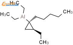 Aluminum, diethyl[rel-(1R,2S)-2-ethyl-1-pentylcyclopropyl]-结构式图片|428489-25-2结构式图片