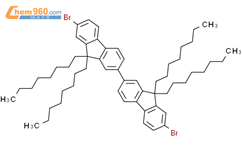 2,2'-Bi-9H-fluorene, 7,7'-dibromo-9,9,9',9'-tetraoctyl-结构式图片|428865-53-6结构式图片