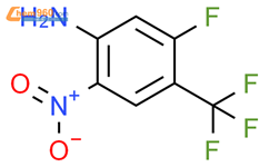 5-氟-2-硝基-4-三氟甲基苯胺结构式图片|428871-73-2结构式图片