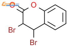 3,4-二溴-3,4-二氢香豆素结构式图片|42974-18-5结构式图片