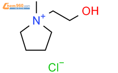 N-羟乙基-N-甲基吡咯烷氯盐结构式图片|43016-84-8结构式图片