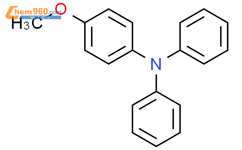 4-甲氧基三苯基胺结构式图片|4316-51-2结构式图片