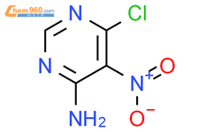 6-氯-5-硝基氨基嘧啶结构式图片|4316-94-3结构式图片