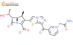 (4S,5R,6S)-3-[7-[1-(2-amino-2-oxoethyl)pyridin-1-ium-3-carbonyl]imidazo ...