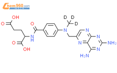 甲氨蝶呤D3结构式图片|432545-63-6结构式图片