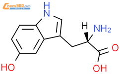 5-羟基色氨酸结构式图片|4350-09-8结构式图片