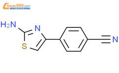 4-(2-氨基-4-噻唑)苯甲腈结构式图片|436151-85-8结构式图片