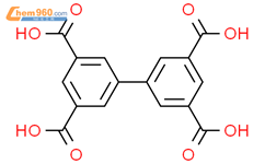 [1,1'-biphenyl]-3,3',5,5'-tetracarboxylicacid结构式图片|4371-28-2结构式图片