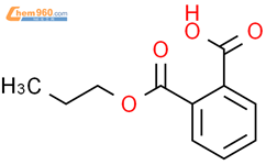 领苯二甲酸正丙酯结构式图片|4376-19-6结构式图片