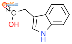 吲哚-3-乙酸-羧基-14c结构式图片|4384-79-6结构式图片