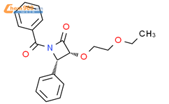 (3R,4S)-1-benzoyl-3-(2-ethoxyethoxy)-4-phenylazetidin-2-one结构式图片|439813-58-8结构式图片