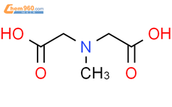 N-甲基亚氨基乙酸结构式图片|4408-64-4结构式图片