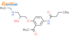 盐酸醋丁洛尔杂质I（EP） 标准品结构式图片|441019-91-6结构式图片