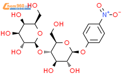 4-硝基苯基-Β-D-乳糖苷结构式图片|4419-94-7结构式图片