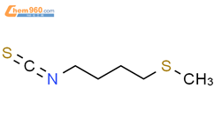 Erucin(4-(甲硫基)-1-(异硫氰酸根)丁烷)结构式图片|4430-36-8结构式图片