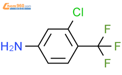 4-氨基-2-氯三氟甲苯结构式图片|445-13-6结构式图片