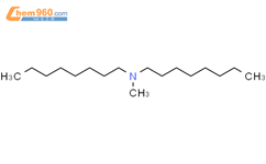 双辛烷基甲基叔胺结构式图片|4455-26-9结构式图片