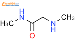 N~1~,N~2~-二甲基甘氨酸酰胺结构式图片|44565-47-1结构式图片