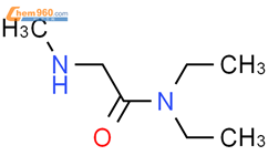 N,N-二乙基-2-(甲基氨基)乙酰胺盐酸盐结构式图片|44897-15-6结构式图片