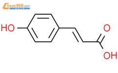 4-羟基肉桂酸结构式图片|4501-31-9结构式图片