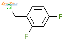 2,4-二氟苄氯结构式图片|452-07-3结构式图片