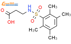 N-(2,3,5,6-四甲基苯基磺酰基)-BETA-丙氨酸,96结构式图片|453581-60-7结构式图片