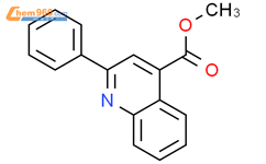 2-苯基喹啉-4-羧酸甲酯结构式图片|4546-48-9结构式图片