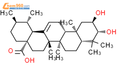 科罗索酸结构式图片|4547-24-4结构式图片