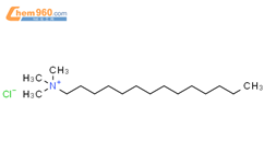十四烷基三甲基氯化铵结构式图片|4574-04-3结构式图片