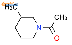 1-乙酰基-3-甲基哌啶结构式图片|4593-16-2结构式图片