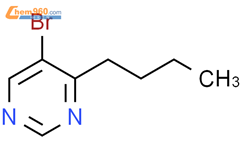 5-溴-4-丁基嘧啶结构式图片|4595-64-6结构式图片