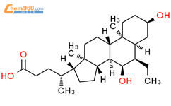 6-乙基鹅去氧胆酸结构式图片|459789-99-2结构式图片