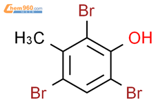 2,4,6-三溴-3-甲基苯酚结构式图片|4619-74-3结构式图片