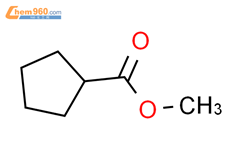 环戊烷甲酸甲酯结构式图片|4630-80-2结构式图片