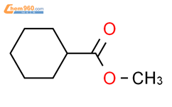 环己甲酸甲酯结构式图片|4630-82-4结构式图片