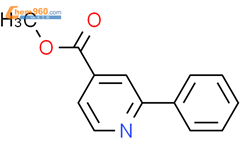 2-苯基异烟酸甲酯结构式图片|4634-14-4结构式图片