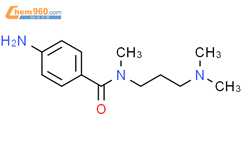 4-amino-N-[3-(dimethylamino)propyl]-N-methylBenzamide结构式图片|466694-51-9结构式图片