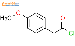 4-甲氧基苯乙酰氯结构式图片|4693-91-8结构式图片