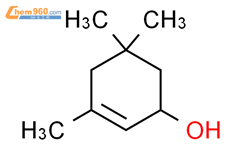 3,5,5-三甲基-2-环己烯-1-醇结构式图片|470-99-5结构式图片