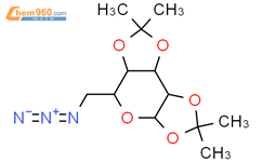 6-叠氮基-6-脱氧-1,2:3,4-二-o-异亚丙基-d-半乳糖吡喃糖苷结构式图片|4711-00-6结构式图片
