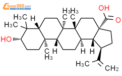 白桦脂酸结构式图片|472-15-1结构式图片