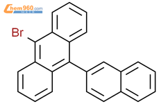 9-溴-10-(2-萘基)蒽结构式图片|474688-73-8结构式图片