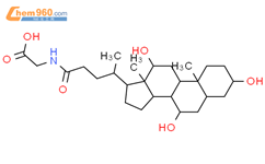 甘氨胆酸结构式图片|475-31-0结构式图片